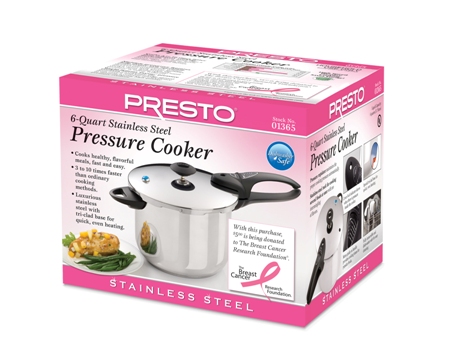 pressure cooker presto pink pkg